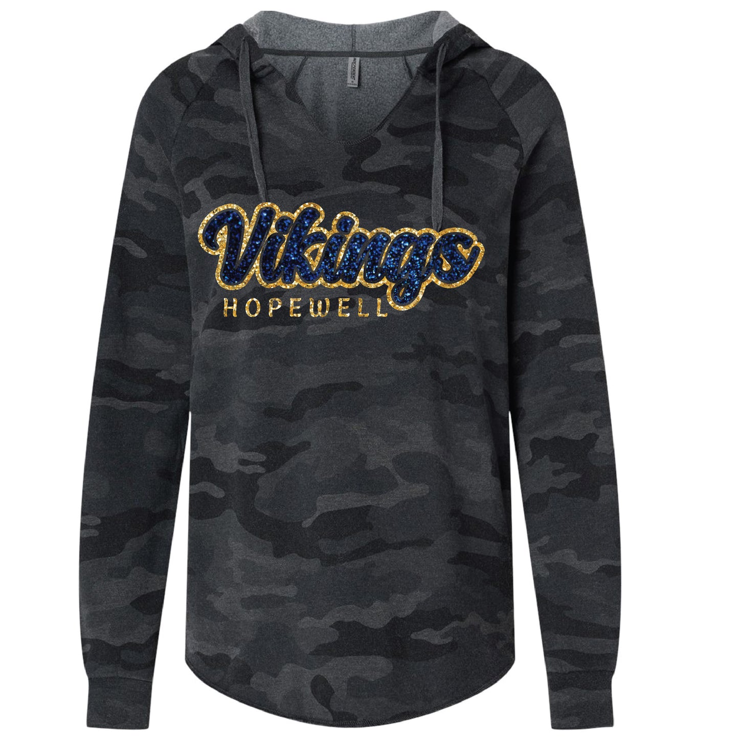 Evil Lizard Online: Hopewell Hoodie - Womens Camo Glitter