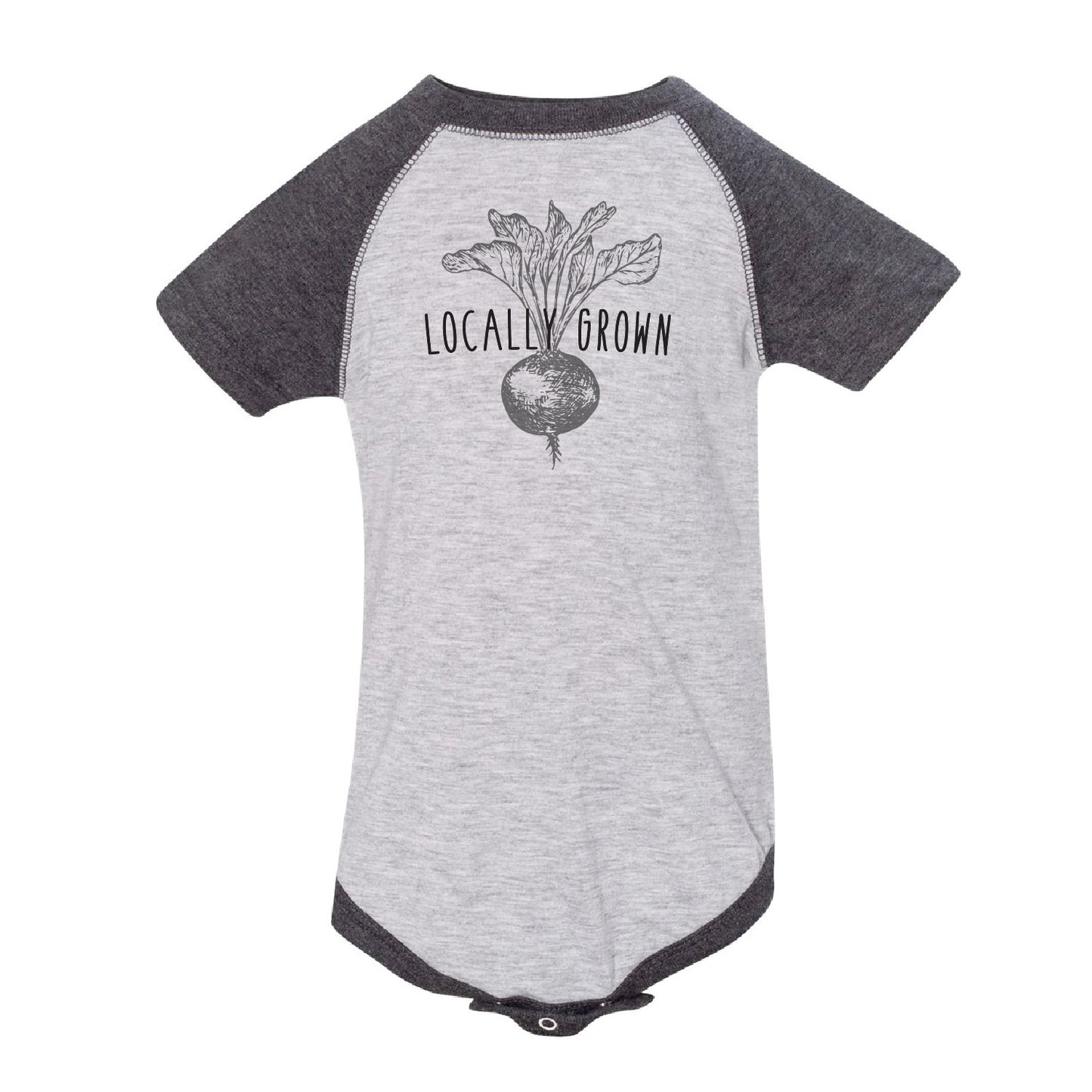 Evil Lizard Online: Locally Grown Rabbit Skins - Infant Baseball Fine Jersey Bodysuit