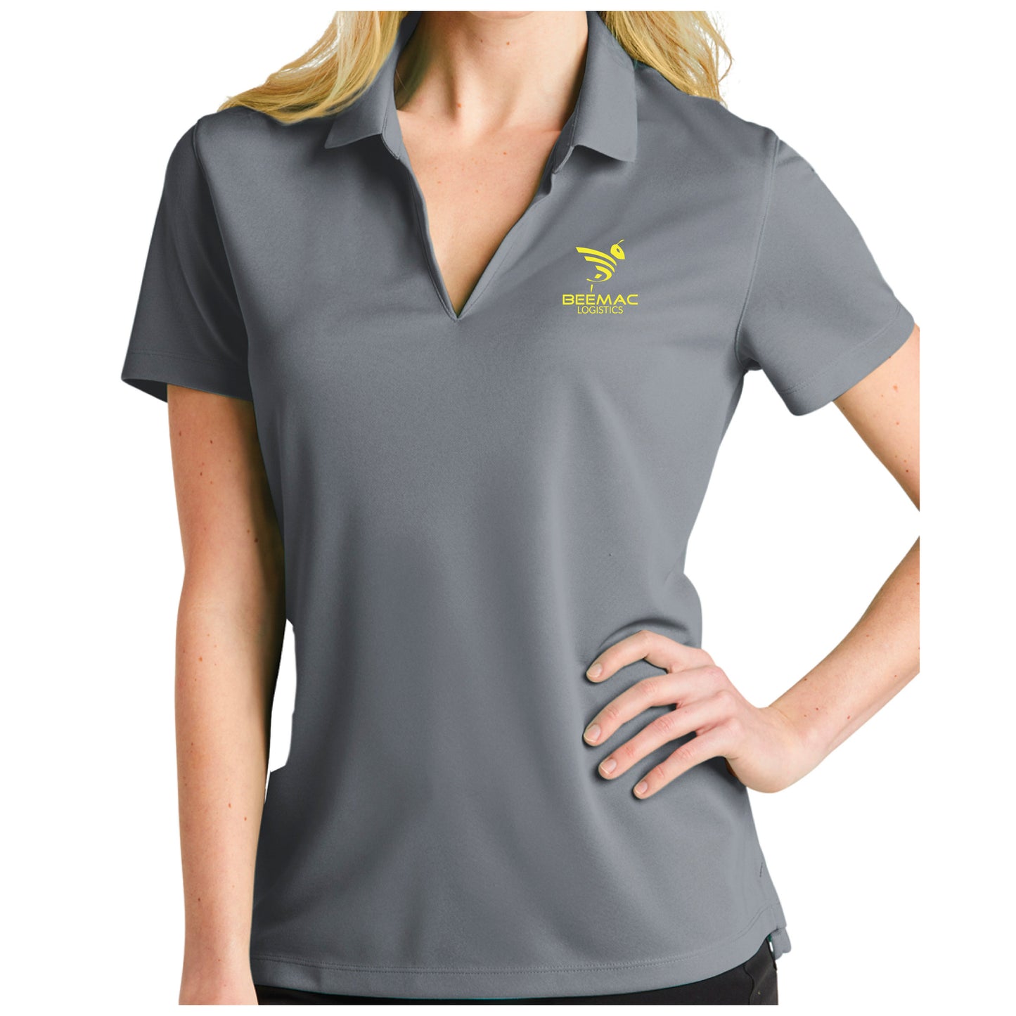 Beemac Logistics: Nike Ladies Dri-FIT Micro Pique 2.0 Polo (NKDC1991)