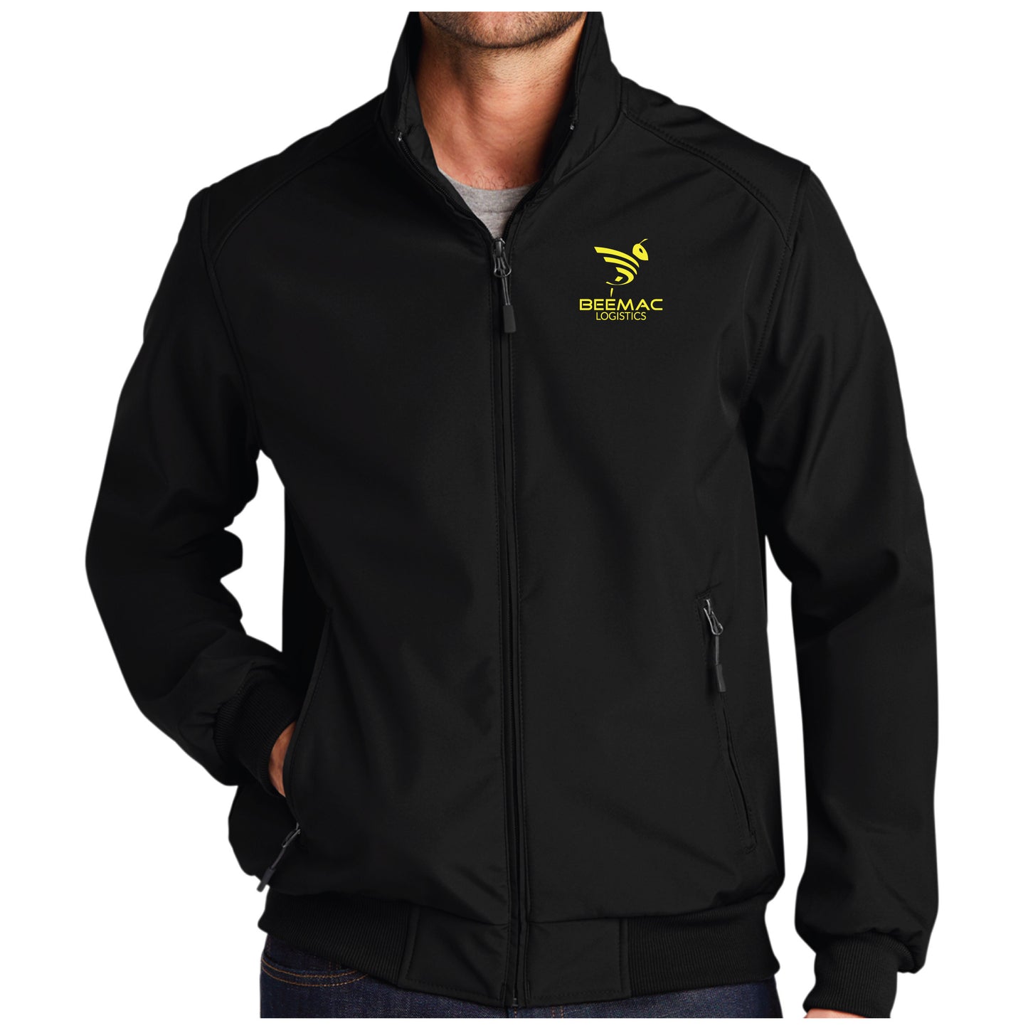 Beemac Logistics: Port Authority® Soft Shell Bomber Jacket (J337)