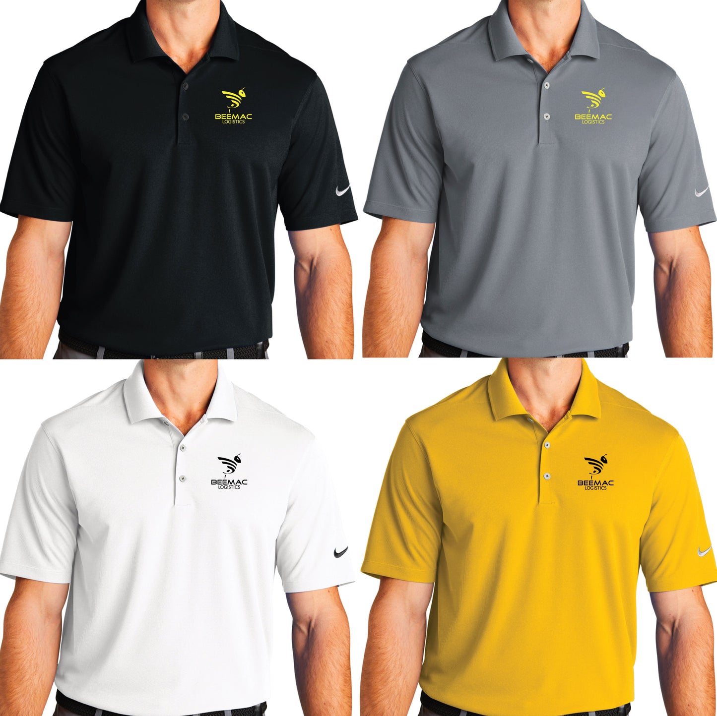Beemac Logistics: Nike Dri-FIT Micro Pique 2.0 Polo (NKDC1963)