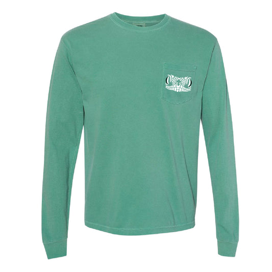 Evil Lizard Online: Comfort Colors - Garment-Dyed Heavyweight Long Sleeve Pocket T-Shirt