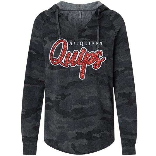 Evil Lizard Online: Aliquippa Hoodie - Womens Camo Glitter