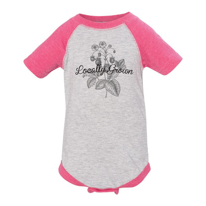 Evil Lizard Online: Locally Grown Rabbit Skins - Infant Baseball Fine Jersey Bodysuit