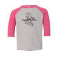 Evil Lizard Online: Locally Grown Rabbit Skins - Toddler Baseball Fine Jersey Three-Quarter Sleeve Tee