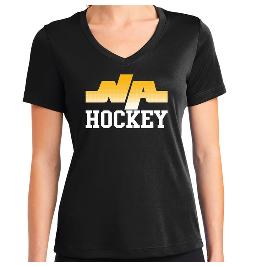 NA Hockey: Sport-Tek® Ladies PosiCharge® Competitor™ V-Neck Tee (LST353)